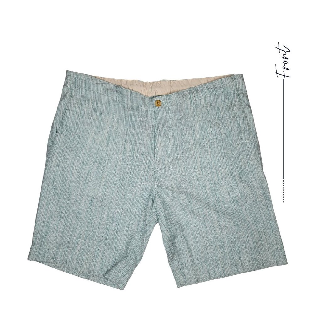 LIGTH GREEN FLAT FRONT TOMMY BAHAMA SHORT FOR MEN XL
